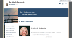 Desktop Screenshot of dr-aliceberkowitz.com